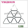 PVC coating space saving scarf hangers with good quality